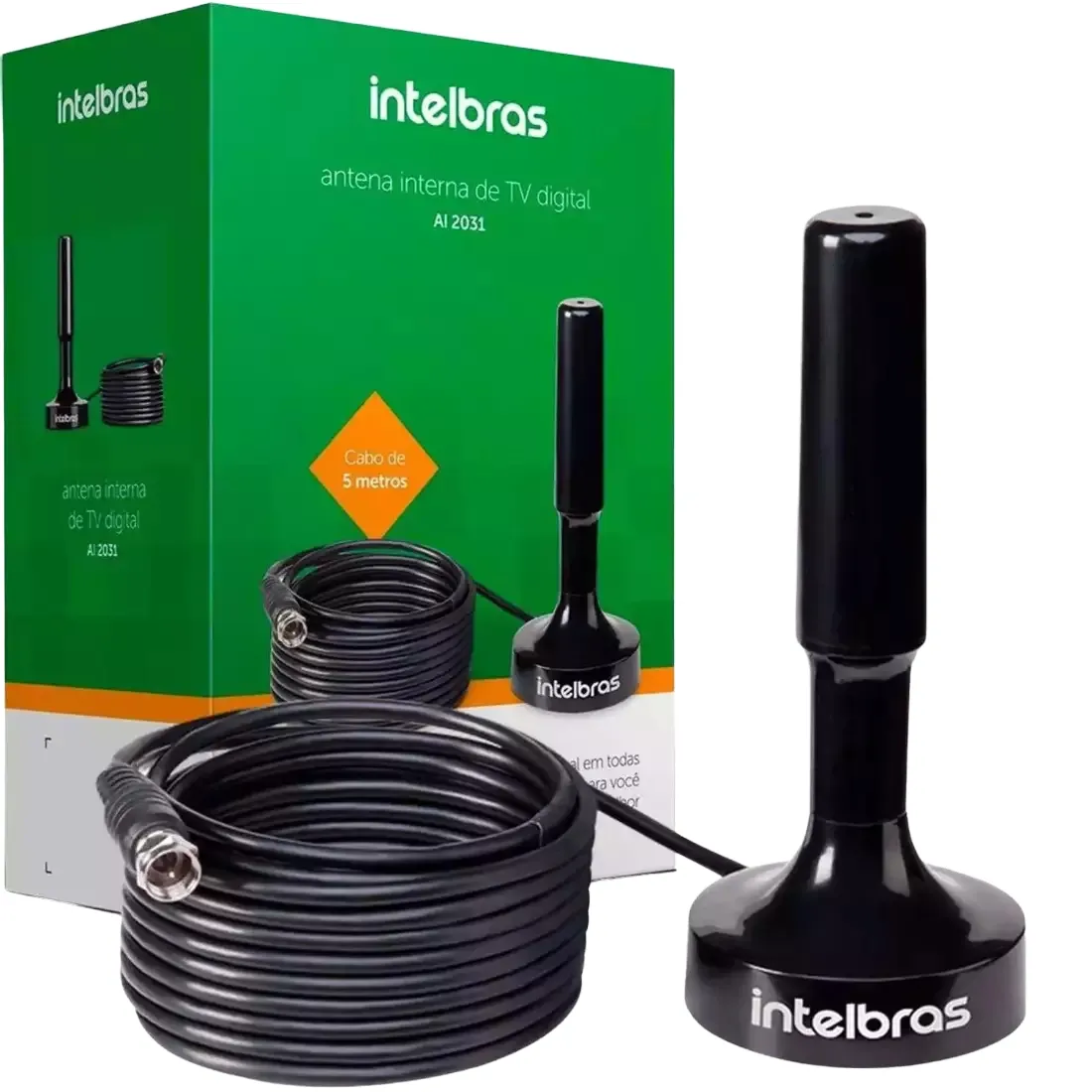 Antena Interna Digital TV UHF AI2031 Intelbras