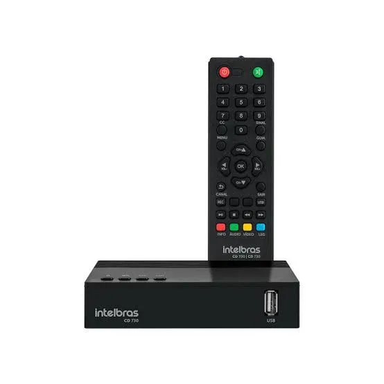 Conversor Digital de Tv Com Gravador CD 730 Intelbras