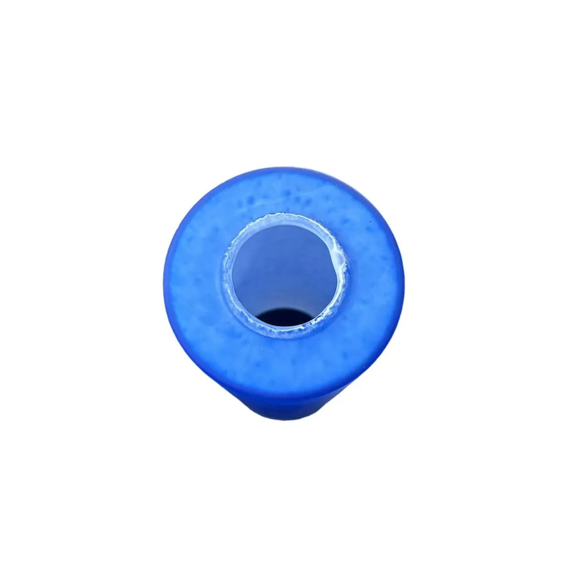 Cupula Tulipa Azul Para Lustre 30Cm