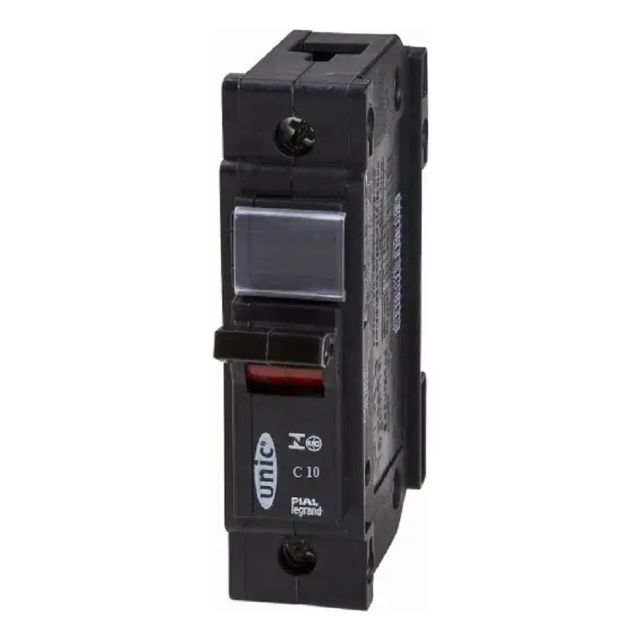 Disjuntor Pial Unipolar 10a Nema Unic Preto
