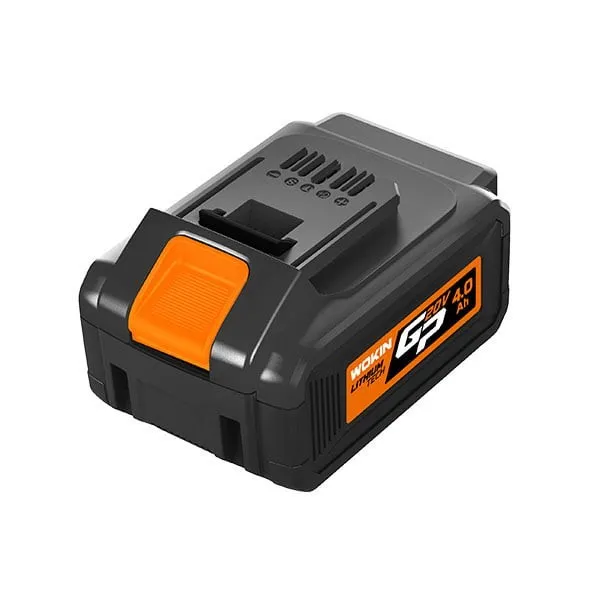 Emerilhadeira 4.1/2'' 20V De Lítio A Bateria + Bateria 4 Ah + Carregador Rápido de 2Ah 220V Industrial Wokin