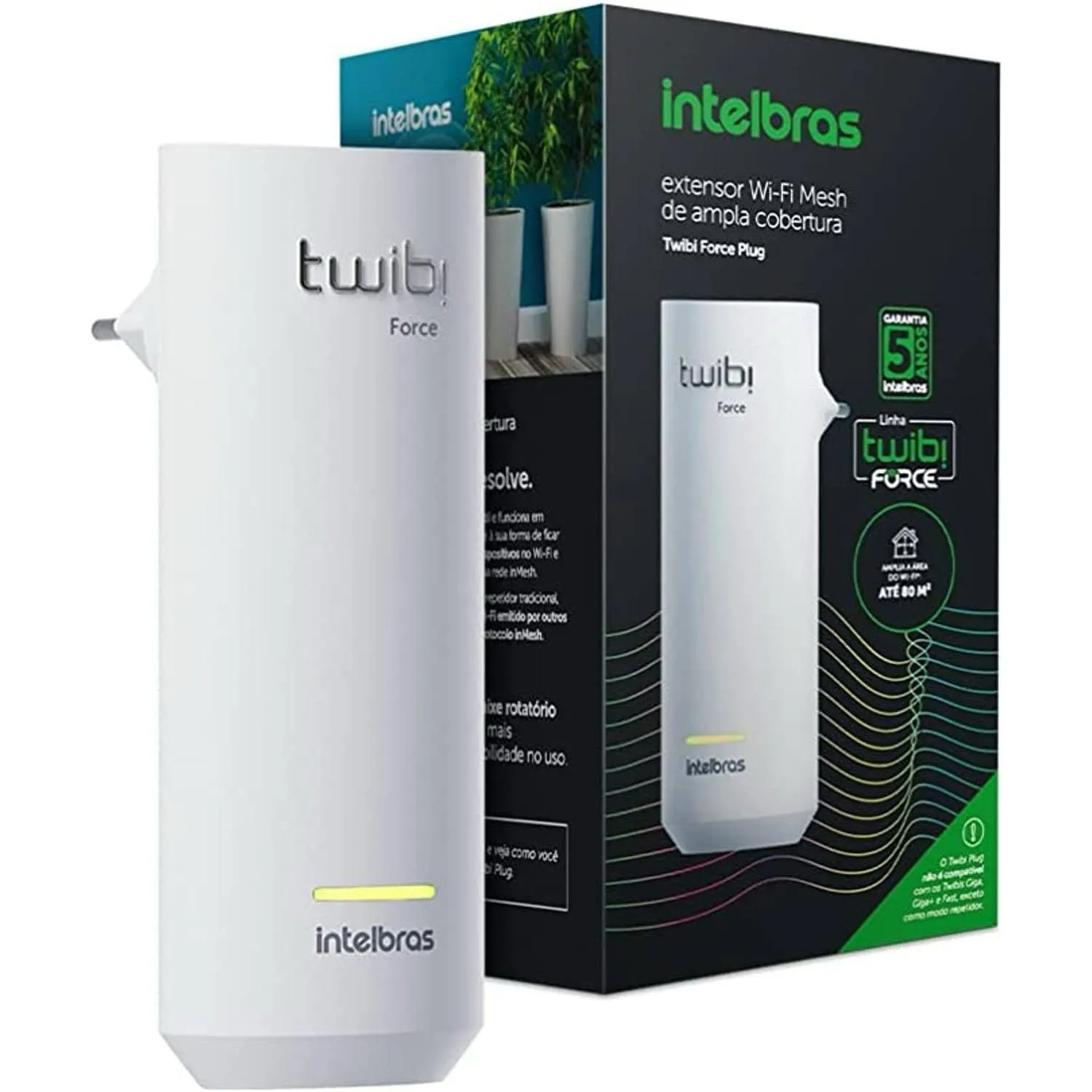 Extensor wi-fi Dual Band Mesh Twibi Intelbras