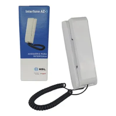 Interfone Residencial AZS01 Branco Hdl