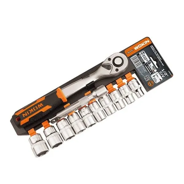 Jogo De Soquete 1/2'' 12 Peças Industrial Wokin