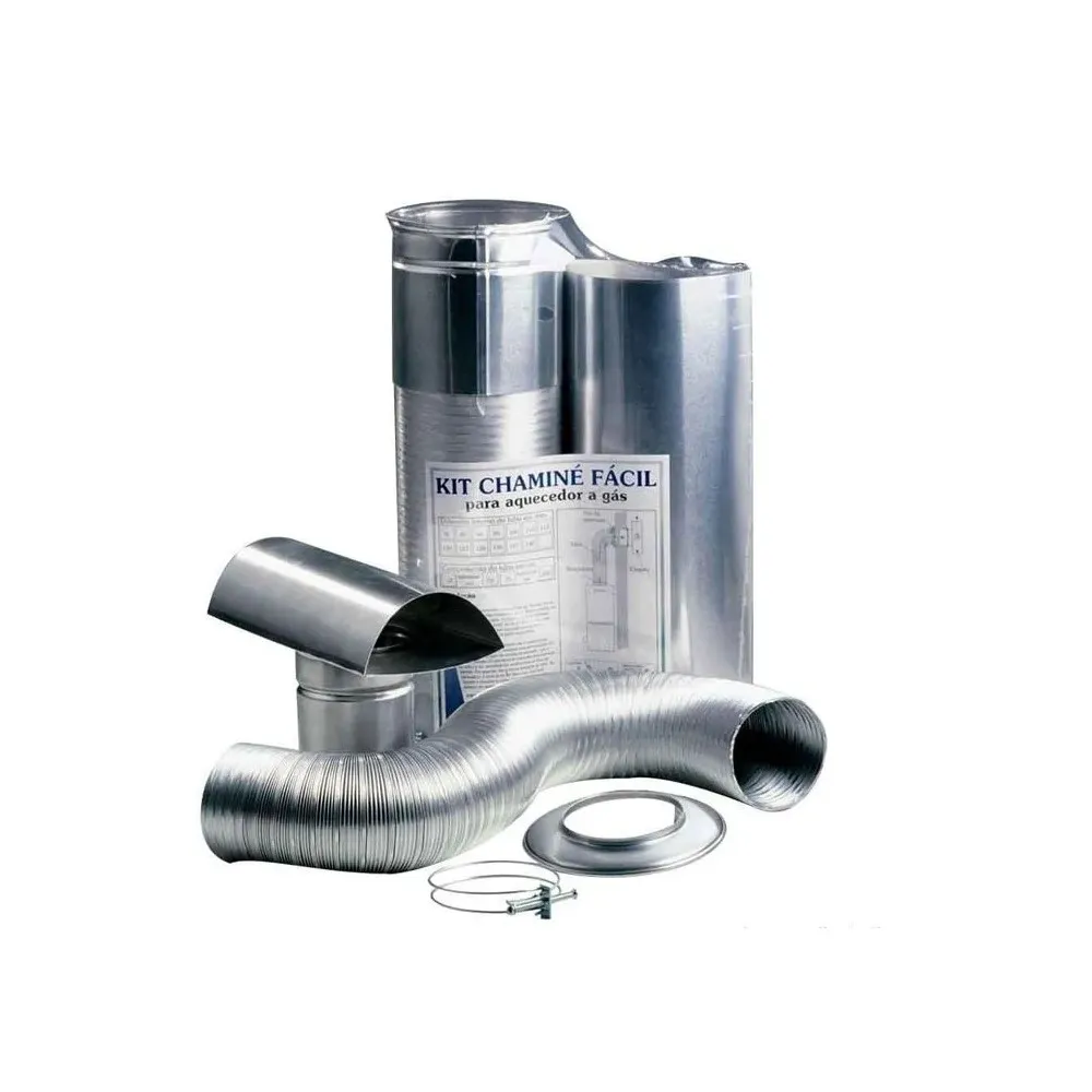 kit Chaminé Fácil 126 x 370mm Alumínio Westaflex