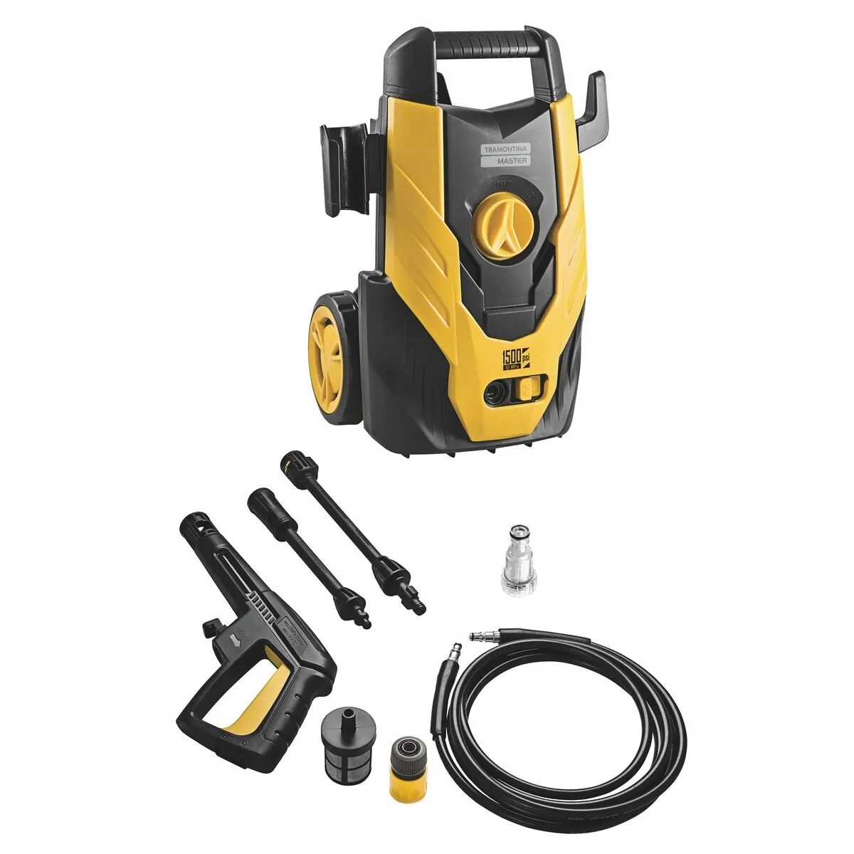 Lavadora De Alta Pressão 1200W 127V Tramontina Master C/Mangueira Alta Pressão 3M Jato Regulável 1500PSI