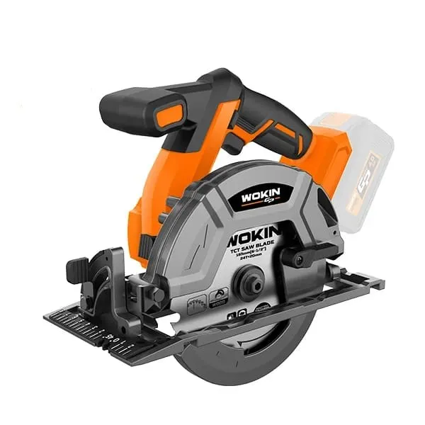 Serra Circular 20V De Lítio A Bateria + Bateria 4Ah + Carregador Rápido de 4Ah 220V Industrial Wokin