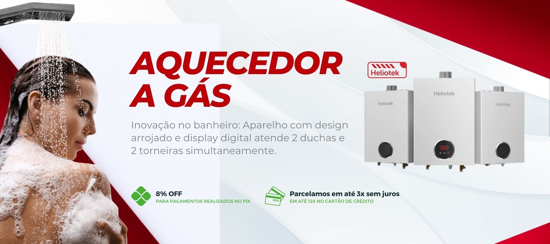 Aquecedores a gás Heliotek