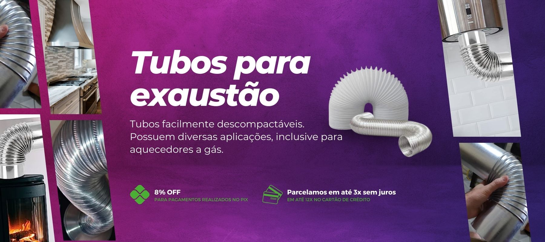 Tubos para exaustão